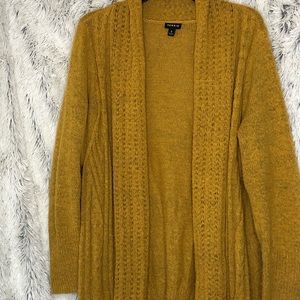 Long Mustard Torrid Cardigan